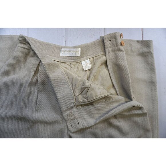 Dana Buchman Petite Beige High-Waisted Dress Pants - Size 6P - Picture 5 of 8